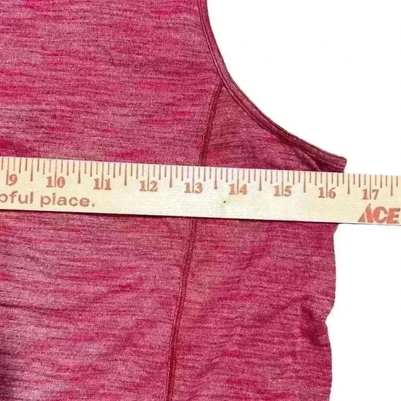 Lululemon Low Key Tank Heathered Ruby Red Size 6 Active Athletic Lightweight - Picture 9 of 10